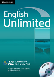 Робочий зошит English Unlimited Elementary Self-study Pack (Workbook with DVD-ROM) Робочий зошит English Unlimited Elementary Self-study Pack (Workbook with DVD-ROM)